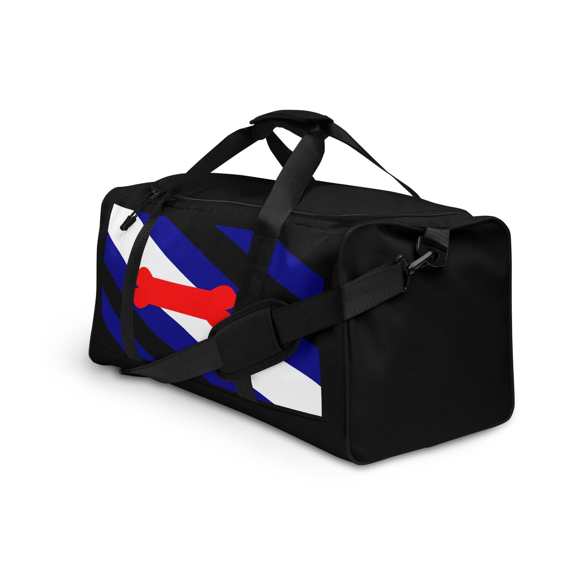 Puppy Play Pride Flag Weekender Duffel Bag puppy-pup-play-pride-flag-weekender-duffel-bag-left-front