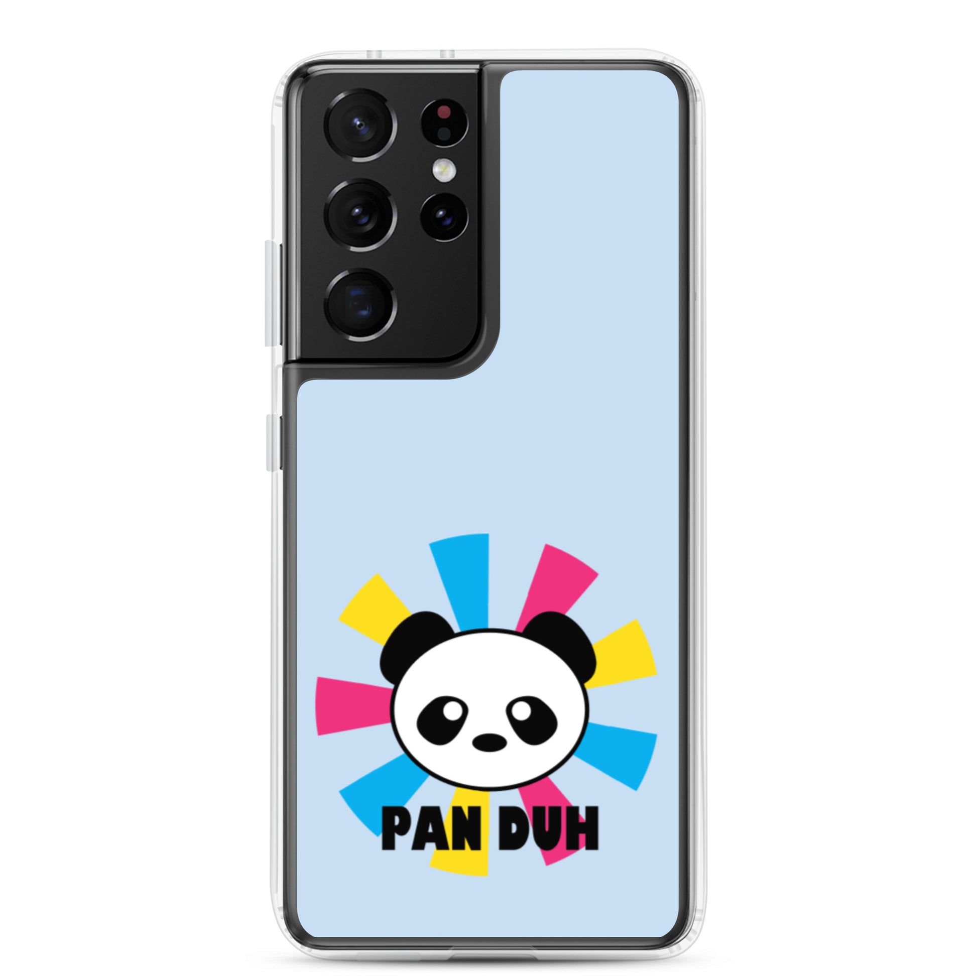 Pansexual Pan Pride Samsung Galaxy Cell Phone Case - Pan Duh Samsung Galaxy S21 Ultra Pansexual samsung-case-samsung-galaxy-s21-ultra-case-on-phone-639d4a186b2a1