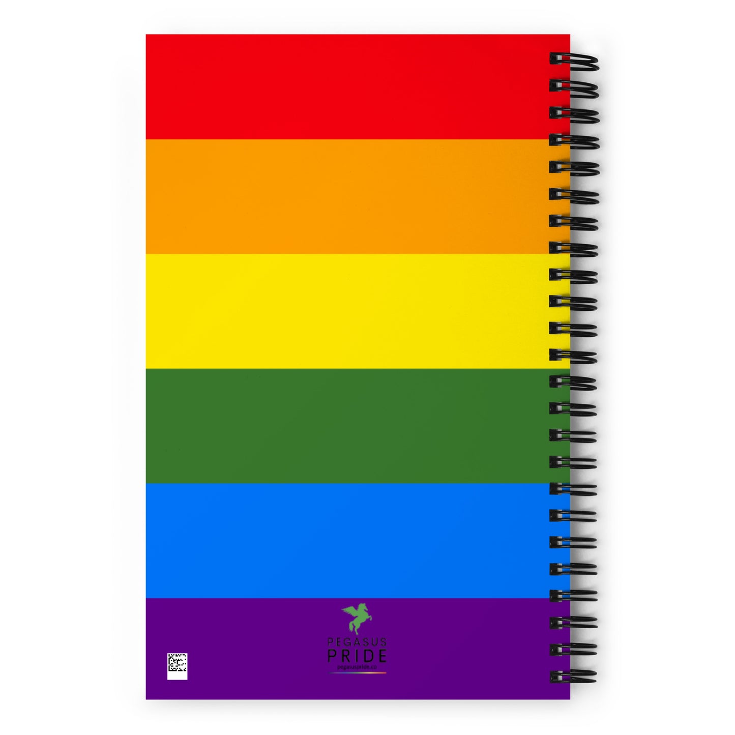 LGBTQ Pride Flag Spiral Notebook spiral-notebook-white-back-639a17fcaccf6