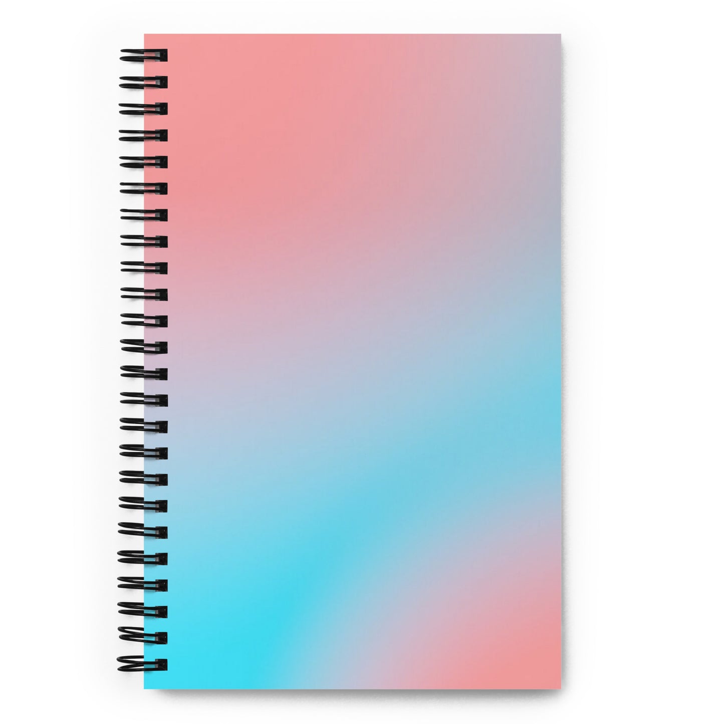 Transgender Trans Pride Spiral Notebook - Blurred Lines Transgender spiral-notebook-white-front-639a2578bad9e