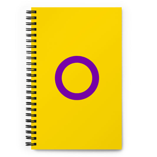 Intersex Pride Flag Spiral Notebook Intersex spiral-notebook-white-front-639a2ac0cc3cc