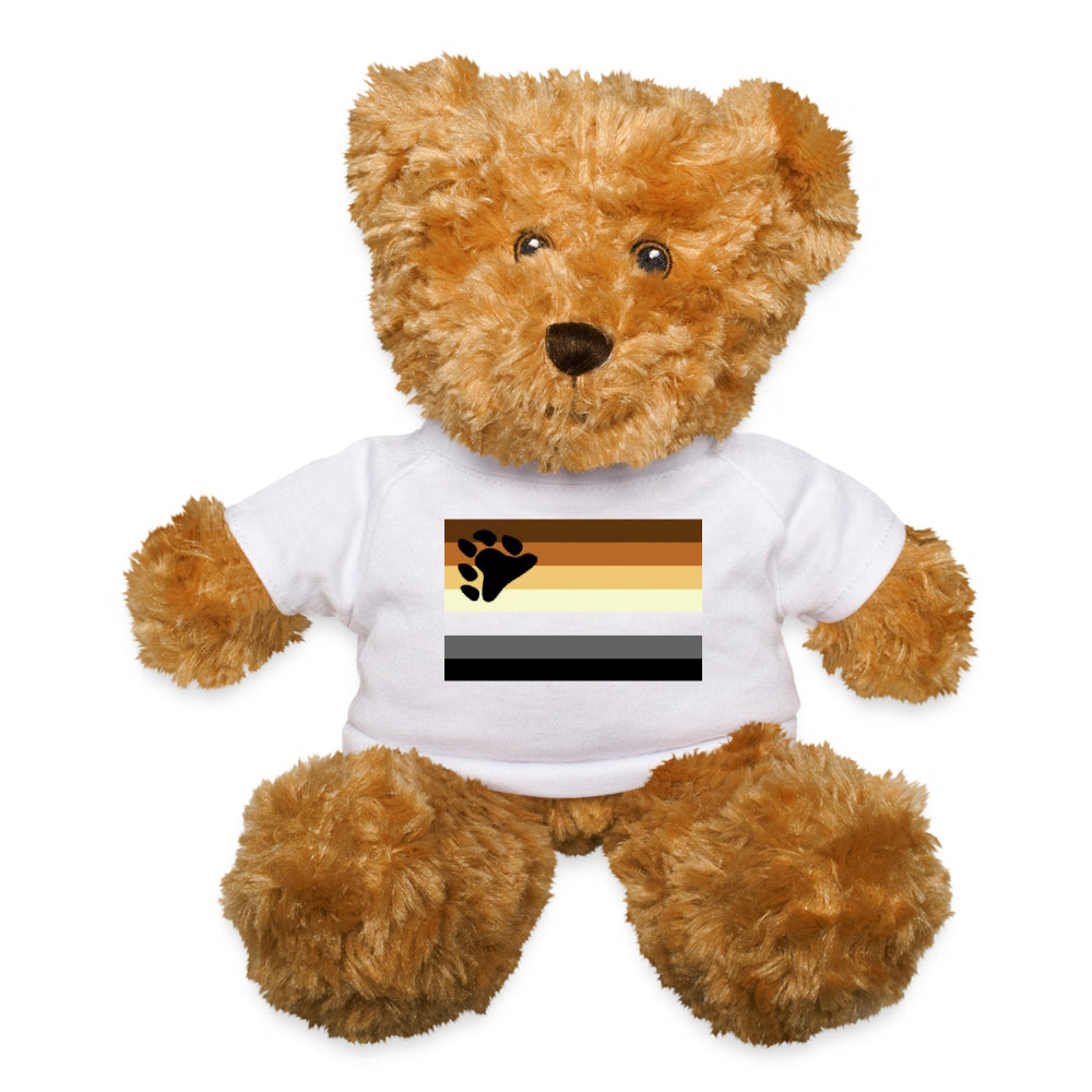 Gay Bear Pride Flag Plush Teddy Bear Stuffed Animal White Gay spod-1061708052-1-1