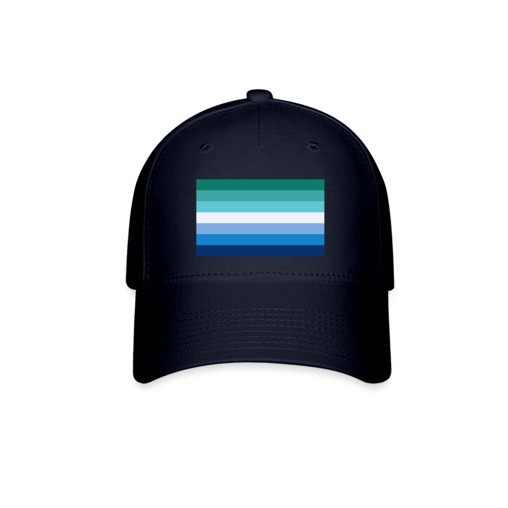 Gay MLM Vincian Pride Flag Fitted Baseball Cap Navy Gay spod-1061727074-4-1