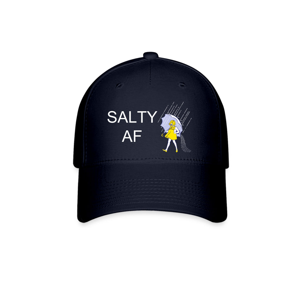 Salty AF Fitted Baseball Cap Navy spod-1061727264-4-1