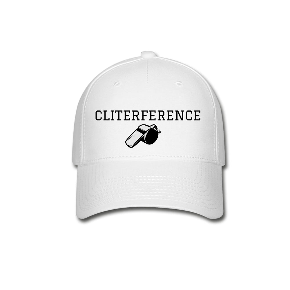 Lesbian Pride Fitted Baseball Cap - Cliterference White Lesbian spod-1061727446-1-1