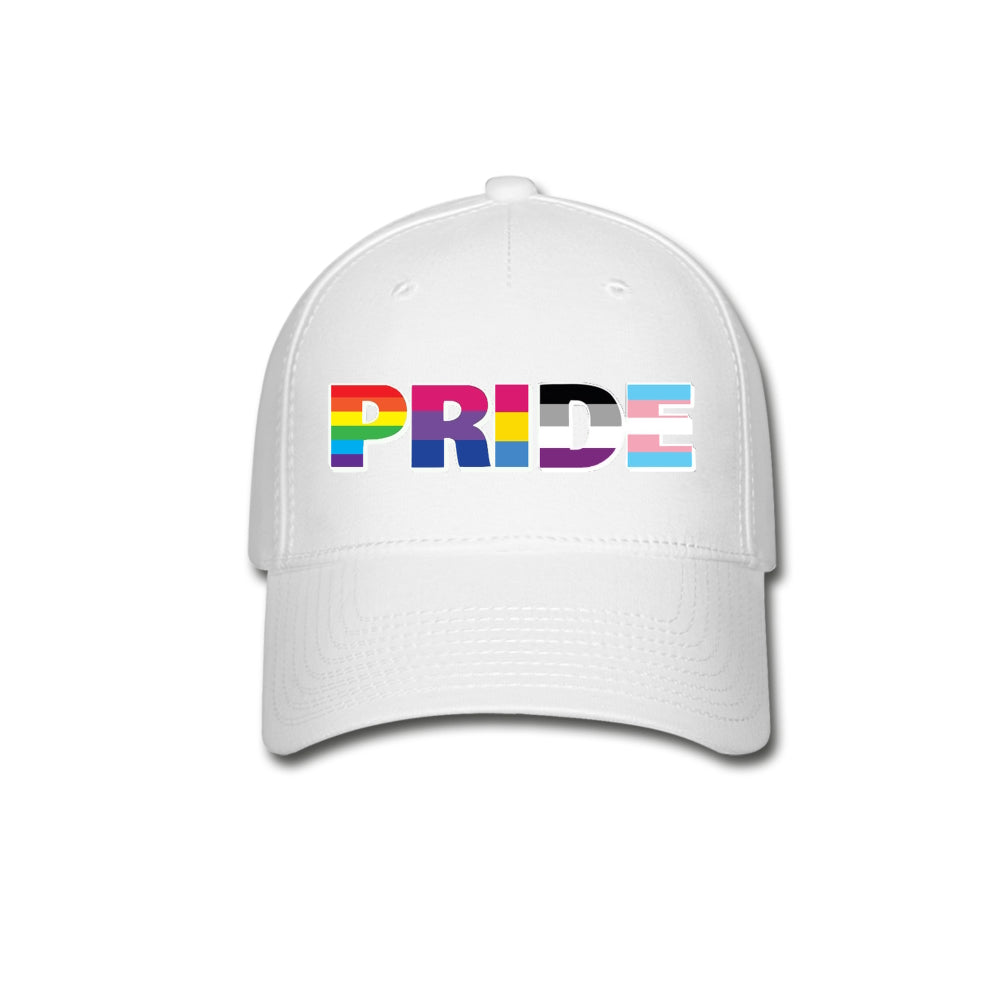 LGBTQ Pride Fitted Baseball Cap - Pride White Pride spod-1061727517-1-1