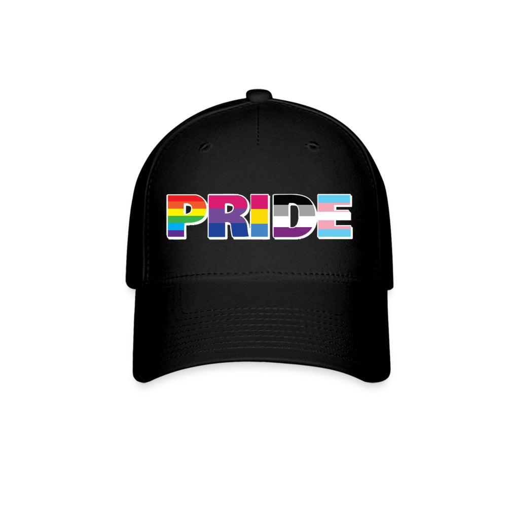 LGBTQ Pride Fitted Baseball Cap - Pride Black Pride spod-1061727517-2-1