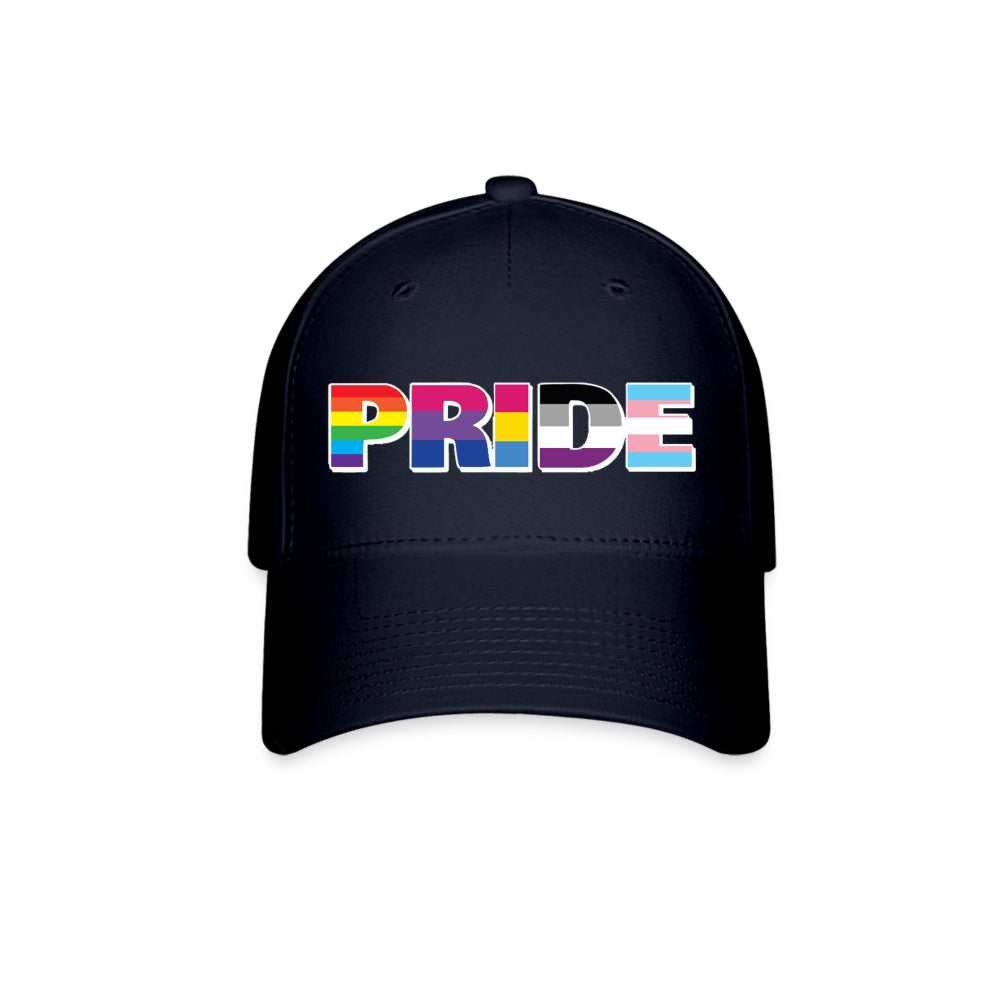 LGBTQ Pride Fitted Baseball Cap - Pride Navy Pride spod-1061727517-4-1