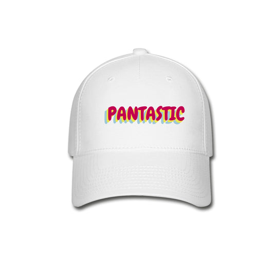 Pansexual Pan Pride Fitted Baseball Cap - Pantastic White Pansexual spod-1061727626-1-1