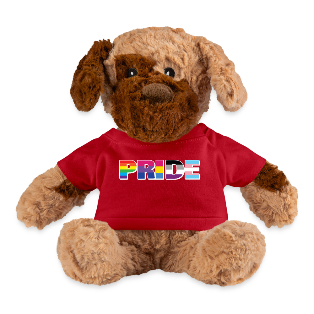 LGBTQ Pride Plush Dog Stuffed Animal - Pride Red Pride spod-1062074452-196-1