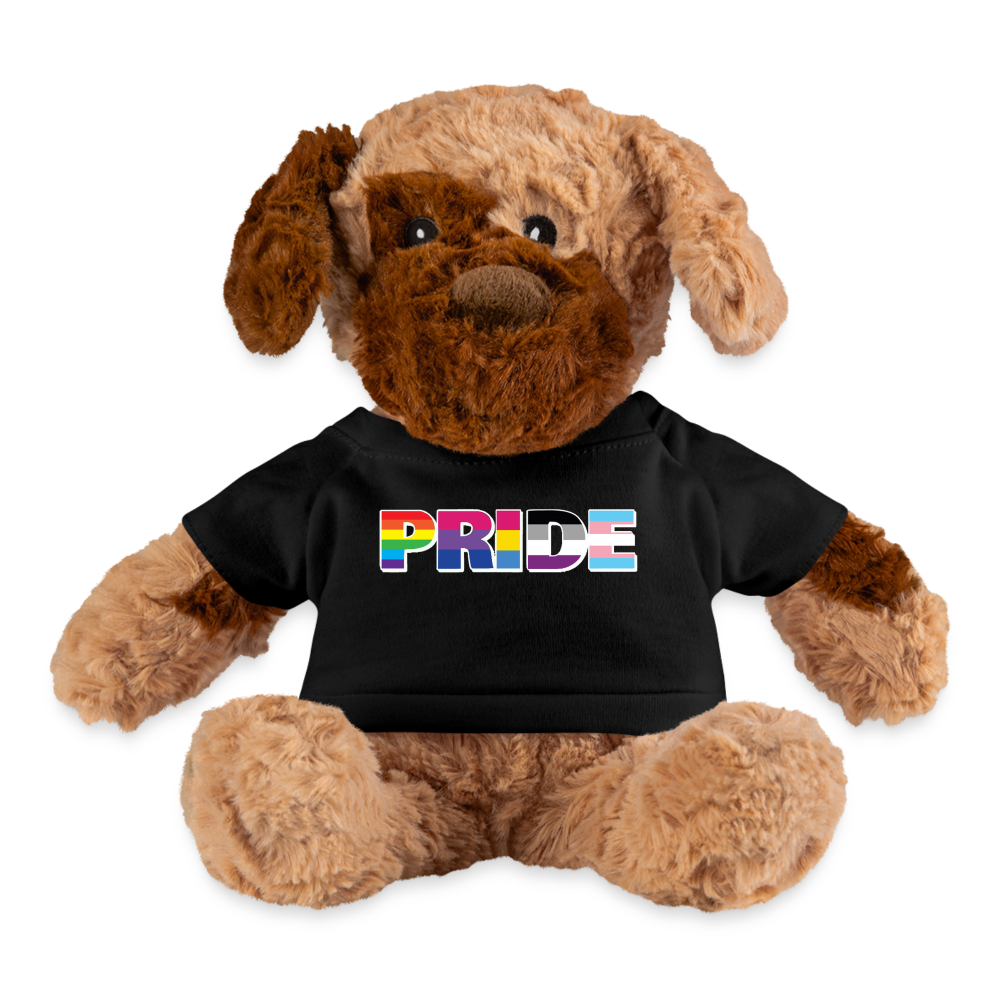 LGBTQ Pride Plush Dog Stuffed Animal - Pride Black Pride spod-1062074452-2-1