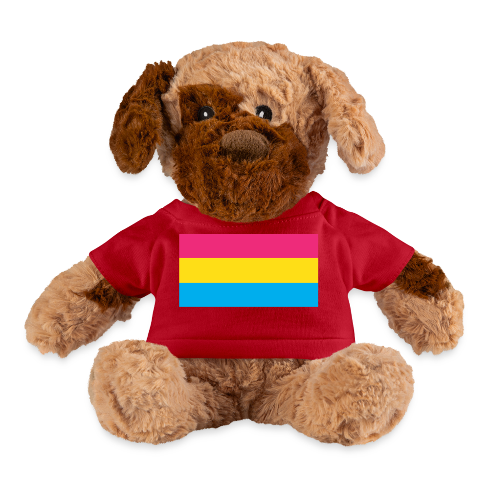 Pansexual Pan Pride Flag Plush Dog Stuffed Animal Red Pansexual spod-1062074497-196-1