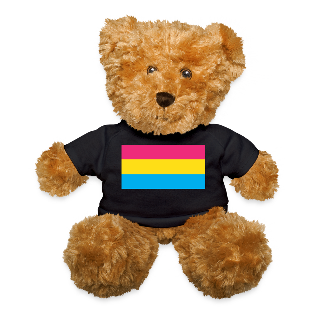 Pansexual Pan Pride Flag Plush Teddy Bear Stuffed Animal Black Pansexual spod-1062074556-2-1