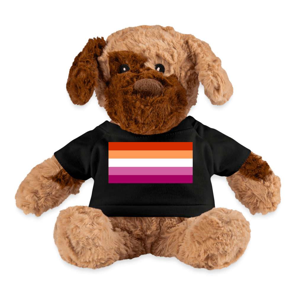 Lesbian Pride Flag Plush Dog Stuffed Animal Black Lesbian spod-1062074568-2-1