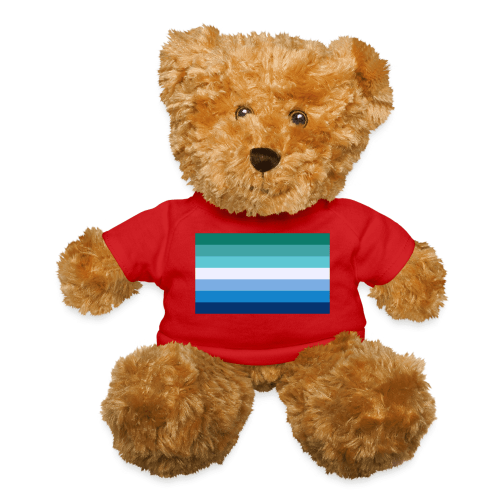 Gay MLM Vincian Pride Flag Plush Teddy Bear Stuffed Animal Red Gay spod-1062074759-196-1