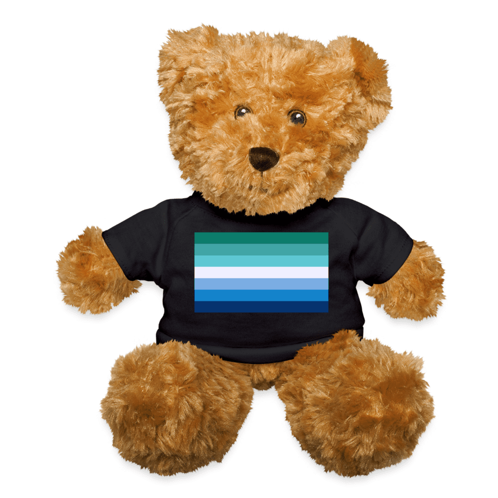 Gay MLM Vincian Pride Flag Plush Teddy Bear Stuffed Animal Black Gay spod-1062074759-2-1