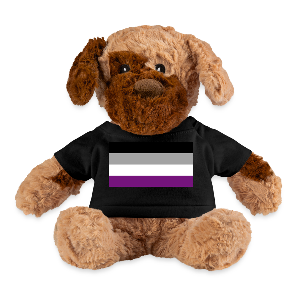 Asexual Ace Pride Flag Plush Dog Black Asexual spod-1062074772-2-1