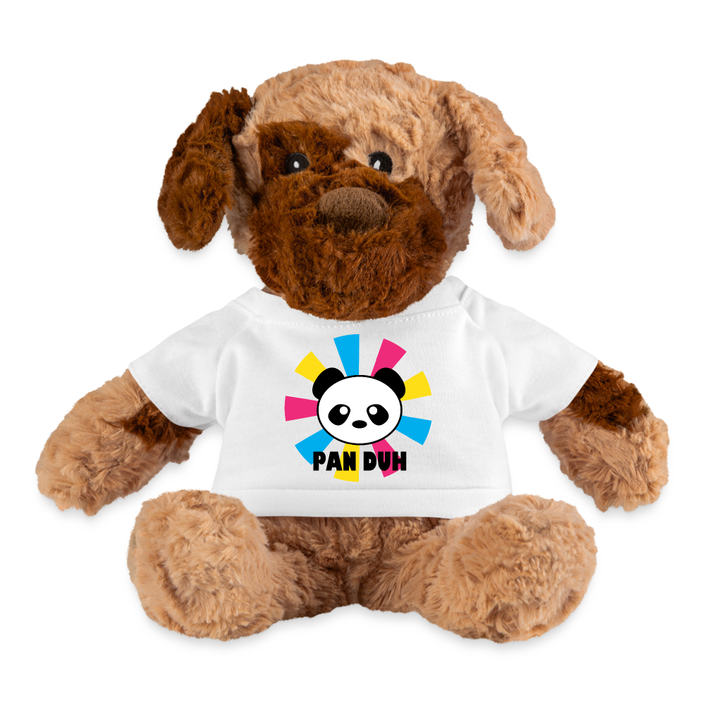 Pansexual Pan Pride Plush Dog - Pan Duh White Pansexual spod-1062074798-1-1