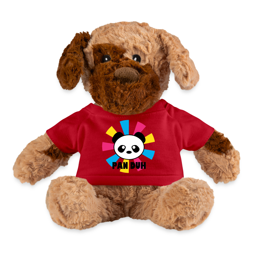 Pansexual Pan Pride Plush Dog - Pan Duh Red Pansexual spod-1062074798-196-1