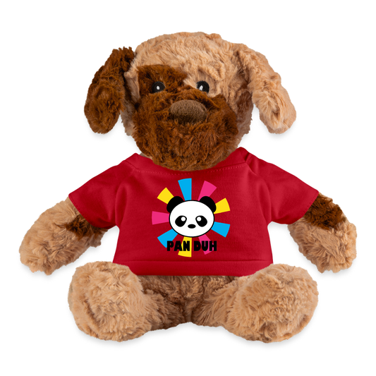 Pansexual Pan Pride Plush Dog - Pan Duh Red Pansexual spod-1062074798-196-1