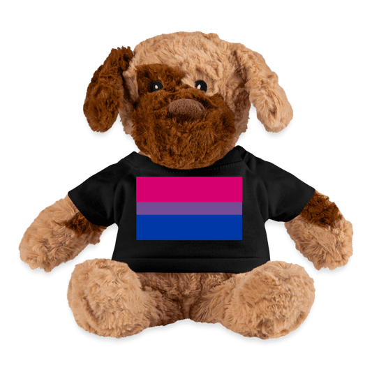 Bisexual Bi Pride Flag Plush Dog Stuffed Animal Black Bisexual spod-1062074801-2-1