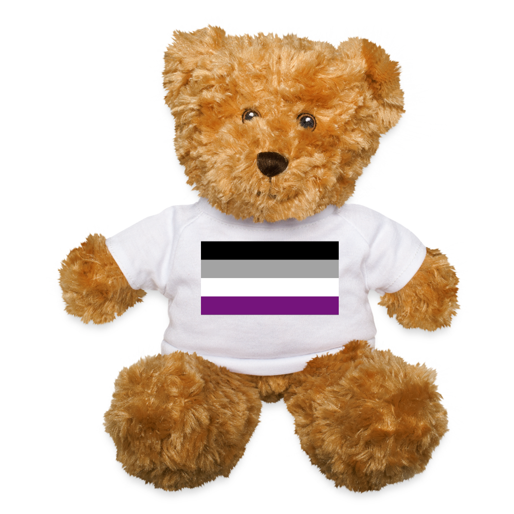 Asexual Ace Pride Flag Teddy Bear White Asexual spod-1062074822-1-1