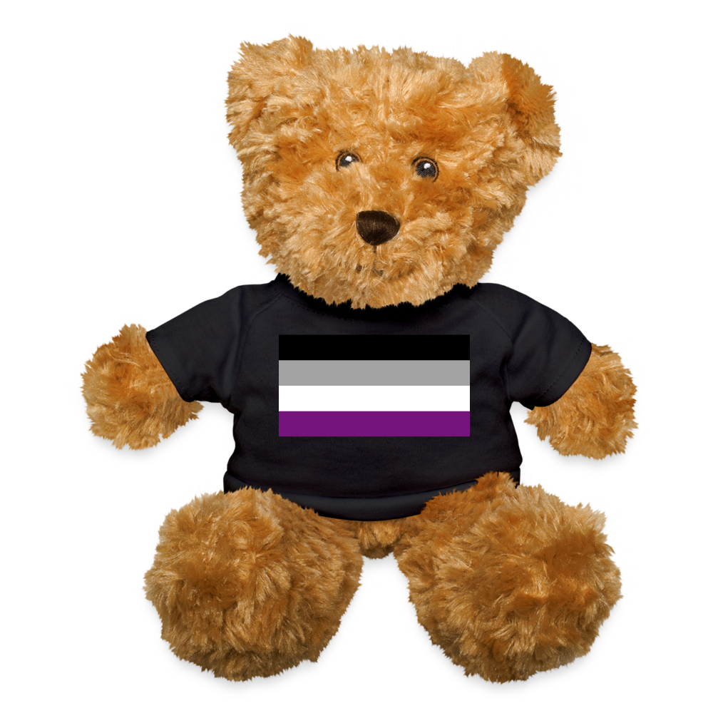 Asexual Ace Pride Flag Teddy Bear Black Asexual spod-1062074822-2-1