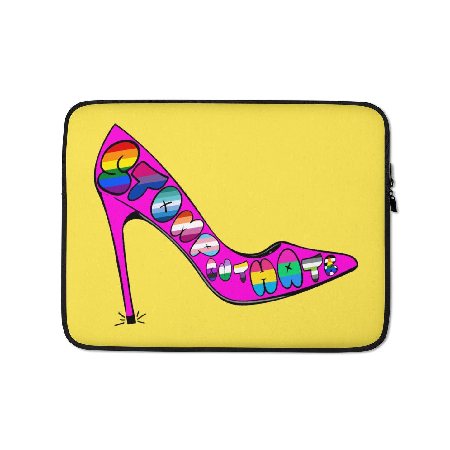 EXCLUSIVE - Stomp Out Hate Laptop Sleeve 13in Pride stomp-out-hate-laptop-sleeve-13-front