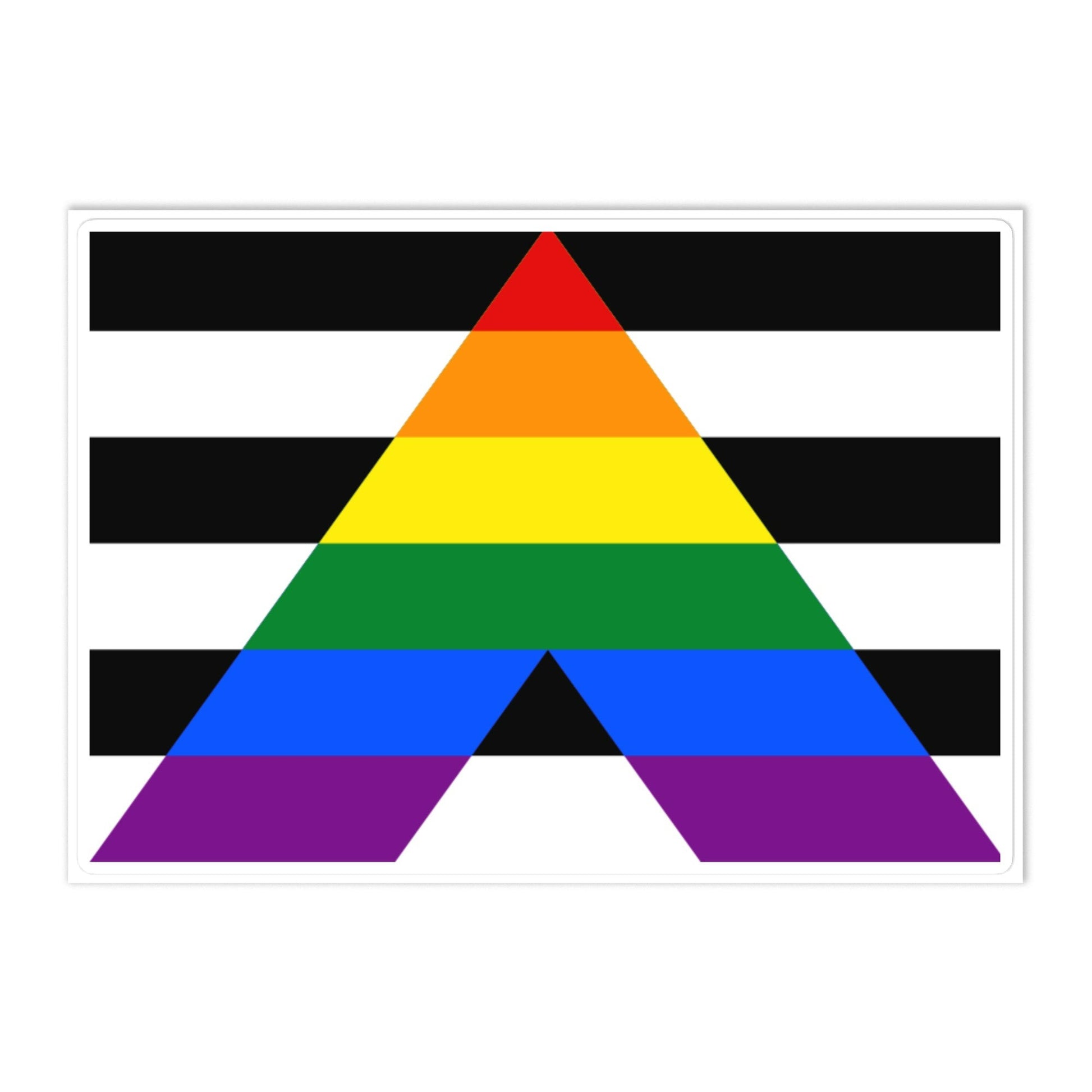 Straight Ally Pride Flag Large Sticker Straight Ally straight-ally-pride-flag-large-sticker-front