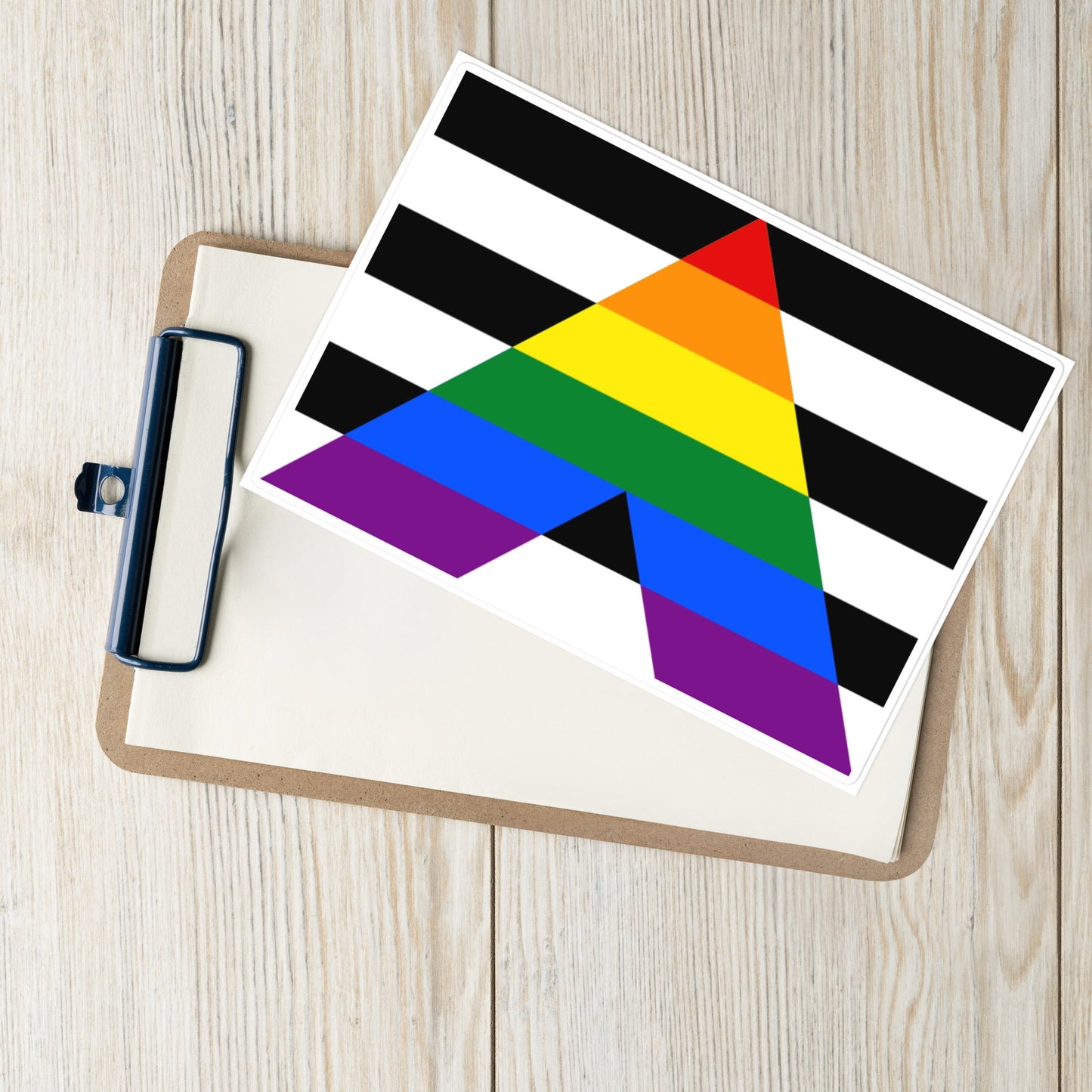 Straight Ally Pride Flag Large Sticker straight-ally-pride-flag-large-sticker-lifestyle