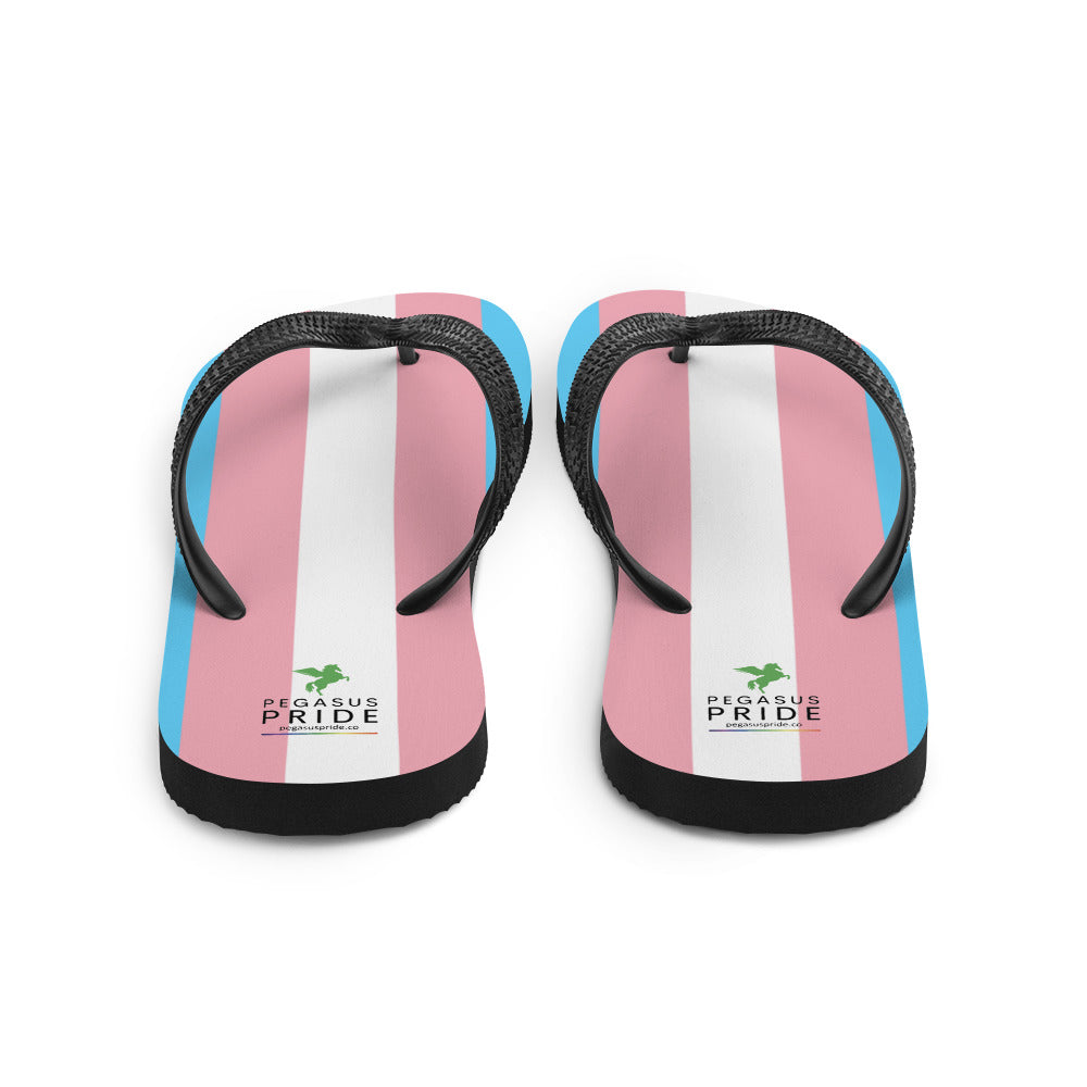 Transgender Trans Pride Flag Flip-Flop Sandals sublimation-flip-flops-white-back-640943c1ce25f