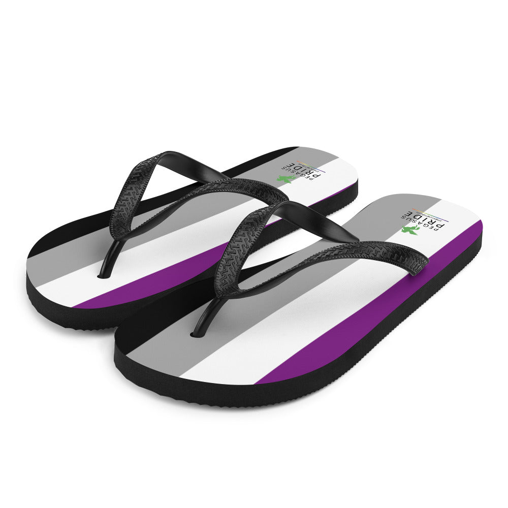 Asexual Ace Pride Flip-Flops sublimation-flip-flops-white-front-left-64093fbf75172