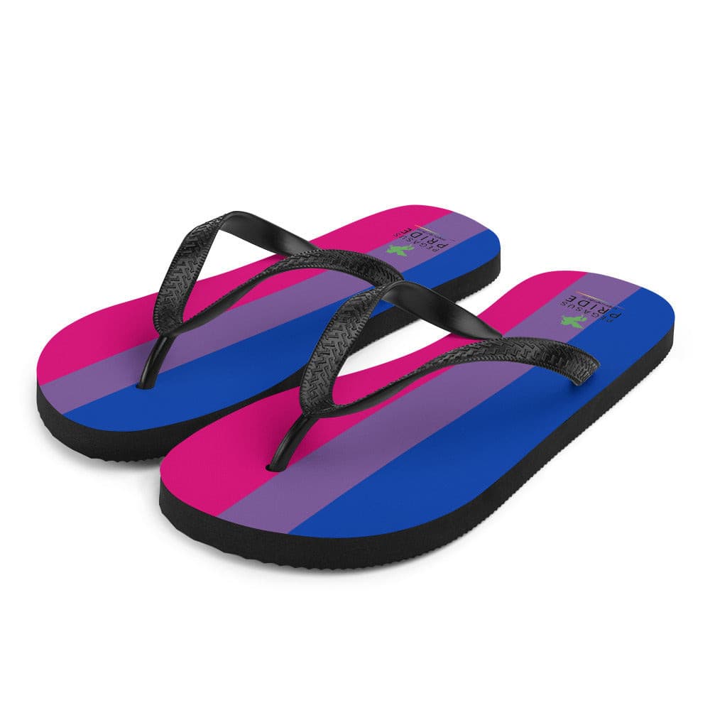 Bisexual Bi Pride Flag Flip Flops sublimation-flip-flops-white-front-left-640940a069182