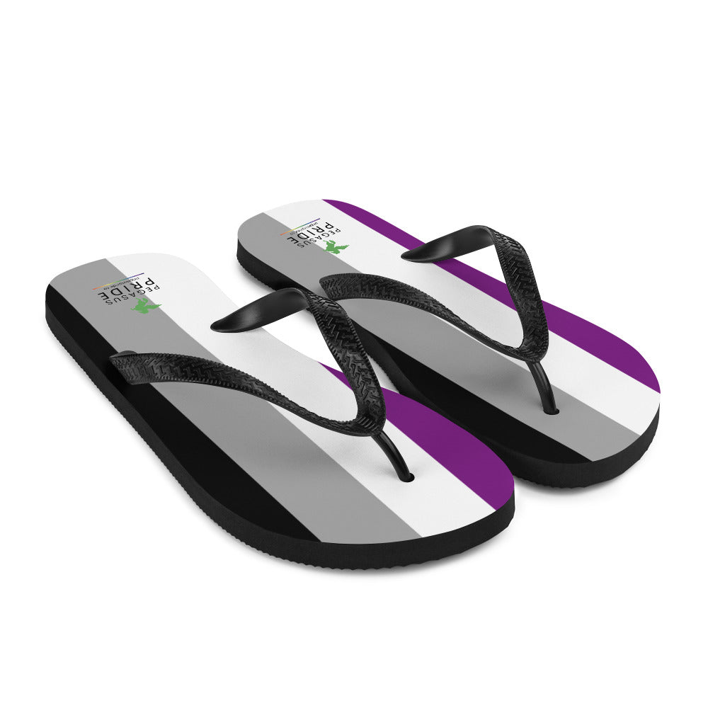 Asexual Ace Pride Flip-Flops sublimation-flip-flops-white-front-right-64093fbf753b1