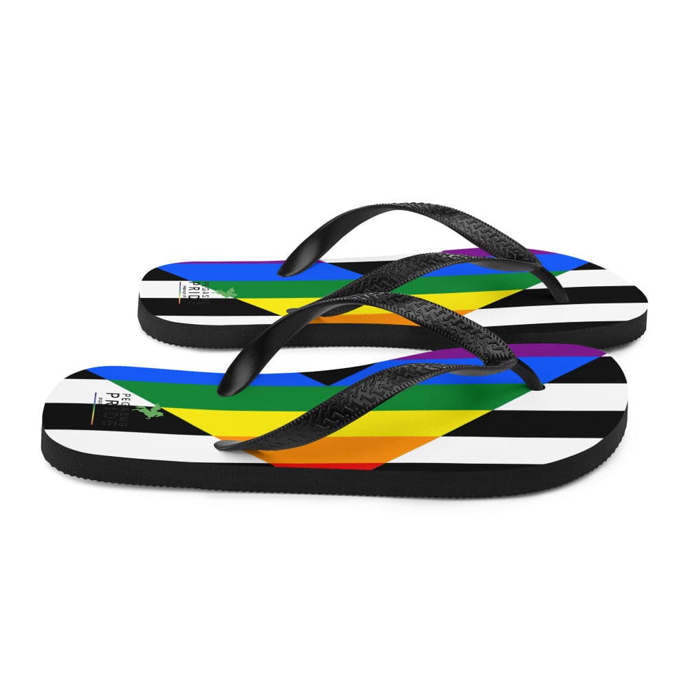 Straight Ally Pride Flag Flip-Flop Sandals sublimation-flip-flops-white-right-6409406dbd460