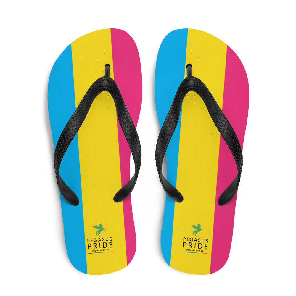 Pansexual Pan Pride Flag Flip-Flops Sandals Pansexual sublimation-flip-flops-white-top-640942ffdc796