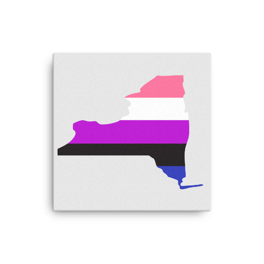 New York Genderfluid Pride Canvas Wall Art 12in×12in Genderfluid New York thin-canvas-_in_-12x12-front-638fd457be004