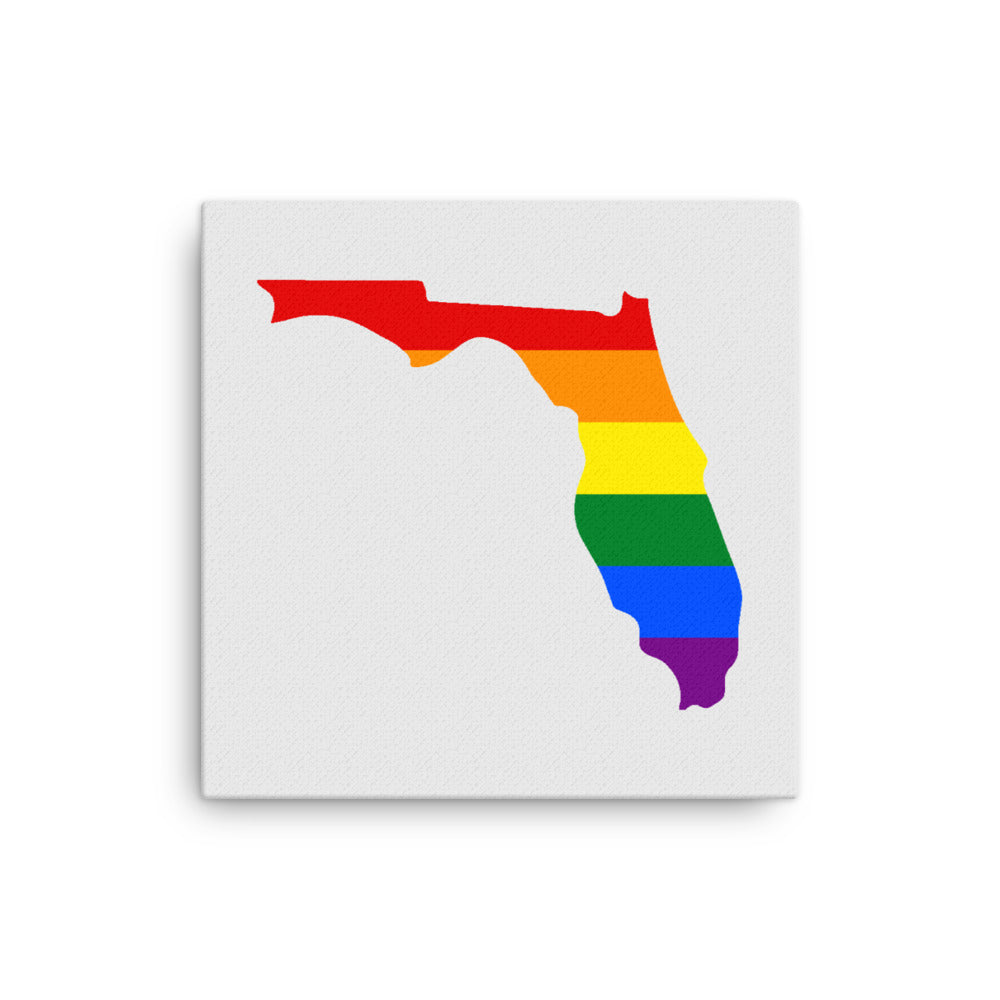 Florida Pride Canvas Wall Art 12in×12in Pride Florida thin-canvas-_in_-12x12-front-63991df9ed792