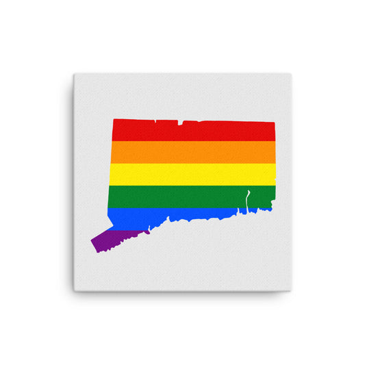 Connecticut LGBTQ Pride Canvas Wall Art 12″×12″ Pride thin-canvas-_in_-12x12-front-640932a6086ea