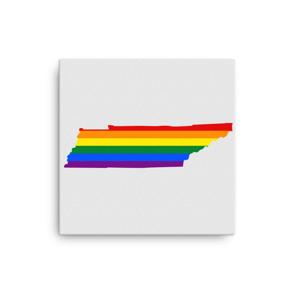 Tennessee LGBTQ Pride Canvas Wall Art 12″×12″ Pride Tennessee thin-canvas-_in_-12x12-front-641b6e444f6c9