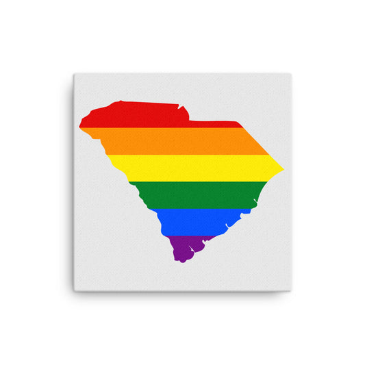 South Carolina LGBTQ Pride Canvas Wall Art 12″×12″ Pride South Carolina thin-canvas-_in_-12x12-front-641c9f4254cc9