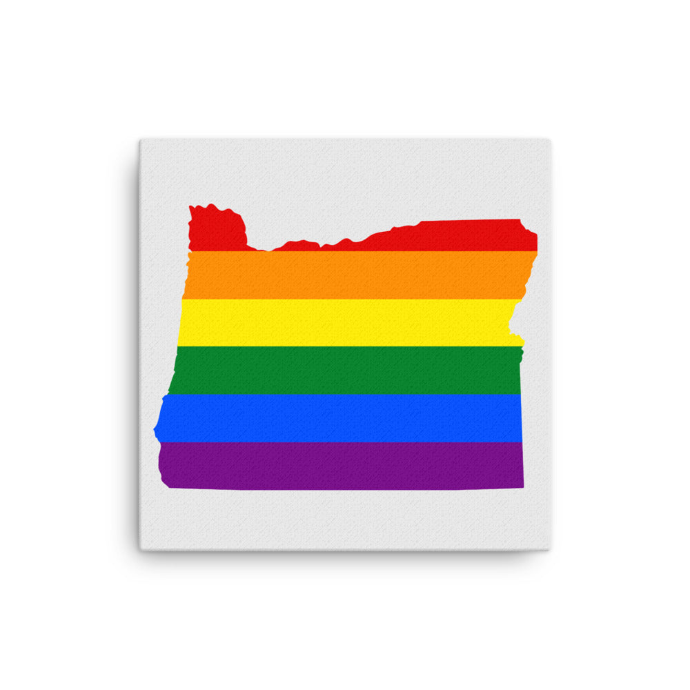 Oregon LGBTQ Pride Canvas Wall Art thin-canvas-_in_-12x12-front-6424c151d4b87