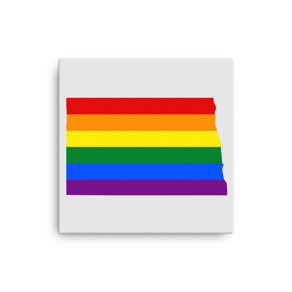 North Dakota LGBTQ Pride Canvas Wall Art thin-canvas-_in_-12x12-front-6424d18f7a072