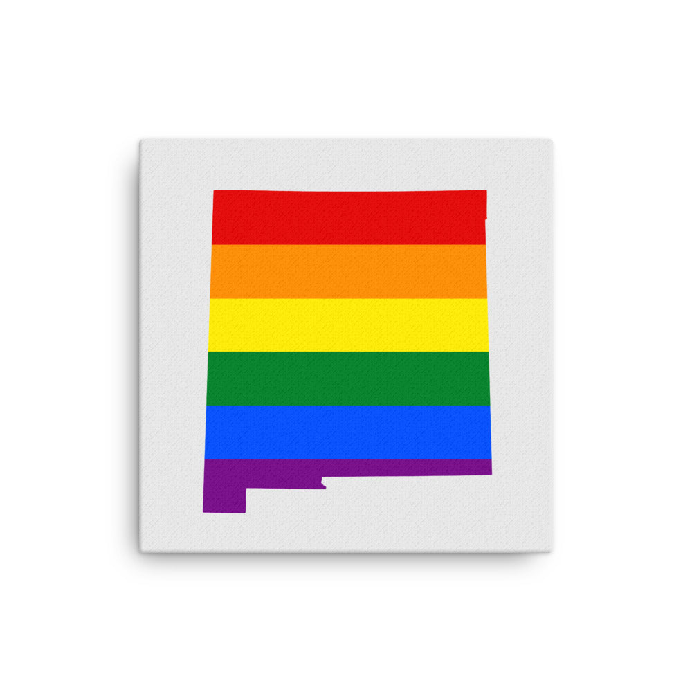 New Mexico LGBTQ Pride Canvas Wall Art 12″×12″ Pride New Mexico thin-canvas-_in_-12x12-front-6424d657baf92