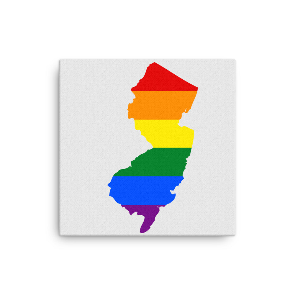 New Jersey LGBTQ Pride Canvas Wall Art 12″×12″ Pride New Jersey thin-canvas-_in_-12x12-front-6424dd0bba5be