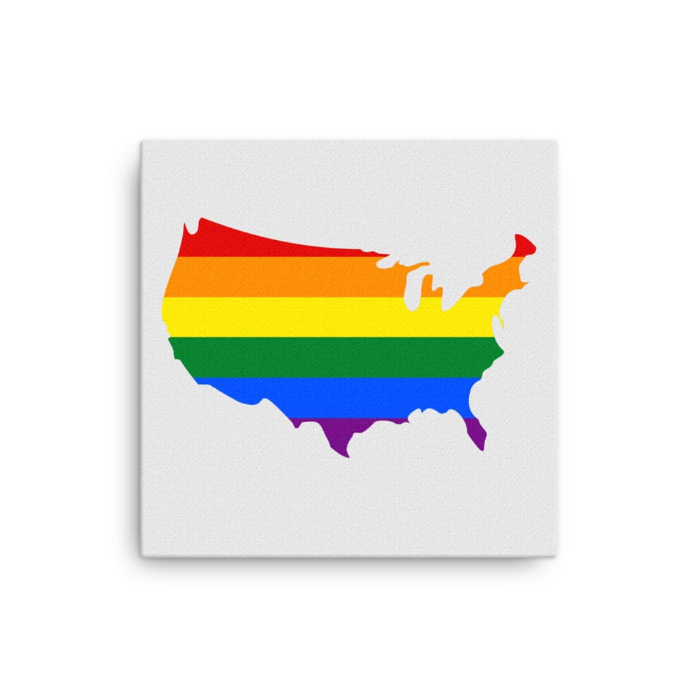 United States LGBTQ Pride Canvas Wall Art 12″×12″ Pride thin-canvas-_in_-12x12-front-642e26d5480e4