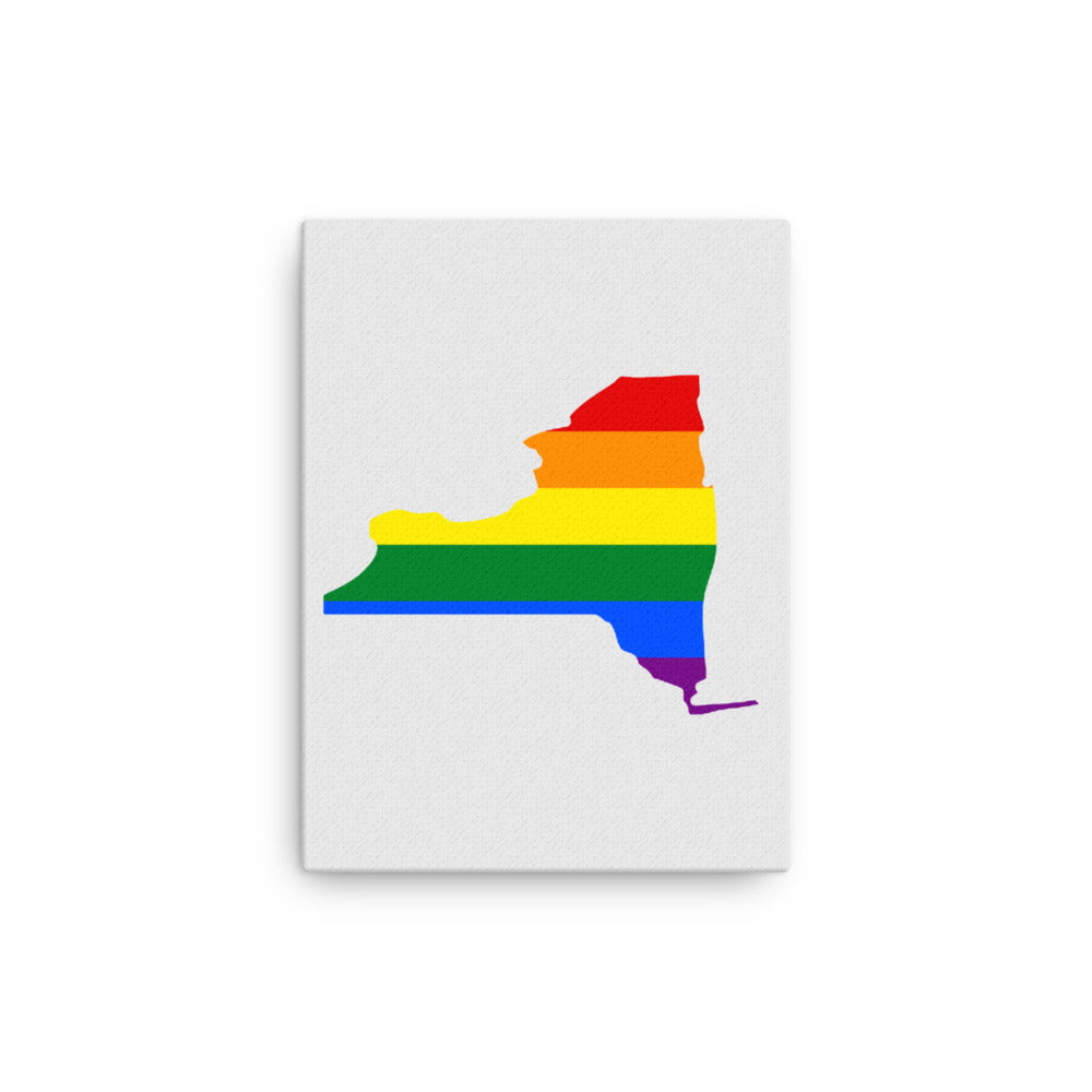 New York LGBTQ Pride Canvas Wall Art 12in×16in Pride New York thin-canvas-_in_-12x16-front-638f9755d39f0