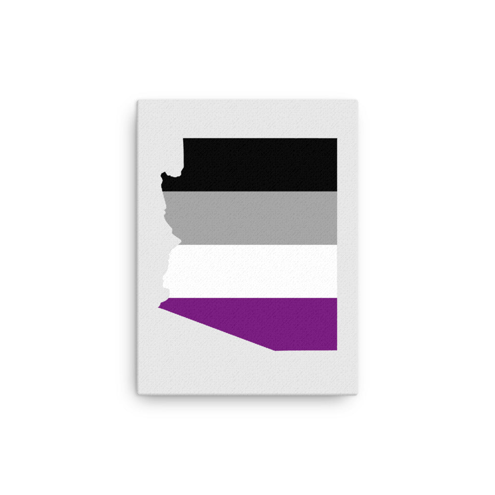 Arizona Asexual Pride Canvas Wall Art 12in×16in Asexual Arizona thin-canvas-_in_-12x16-front-63ab8ce657650