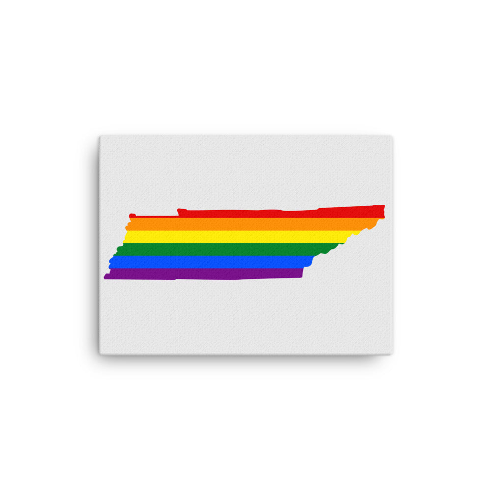 Tennessee LGBTQ Pride Canvas Wall Art 12″×16″ Pride Tennessee thin-canvas-_in_-12x16-front-641b6e4451553