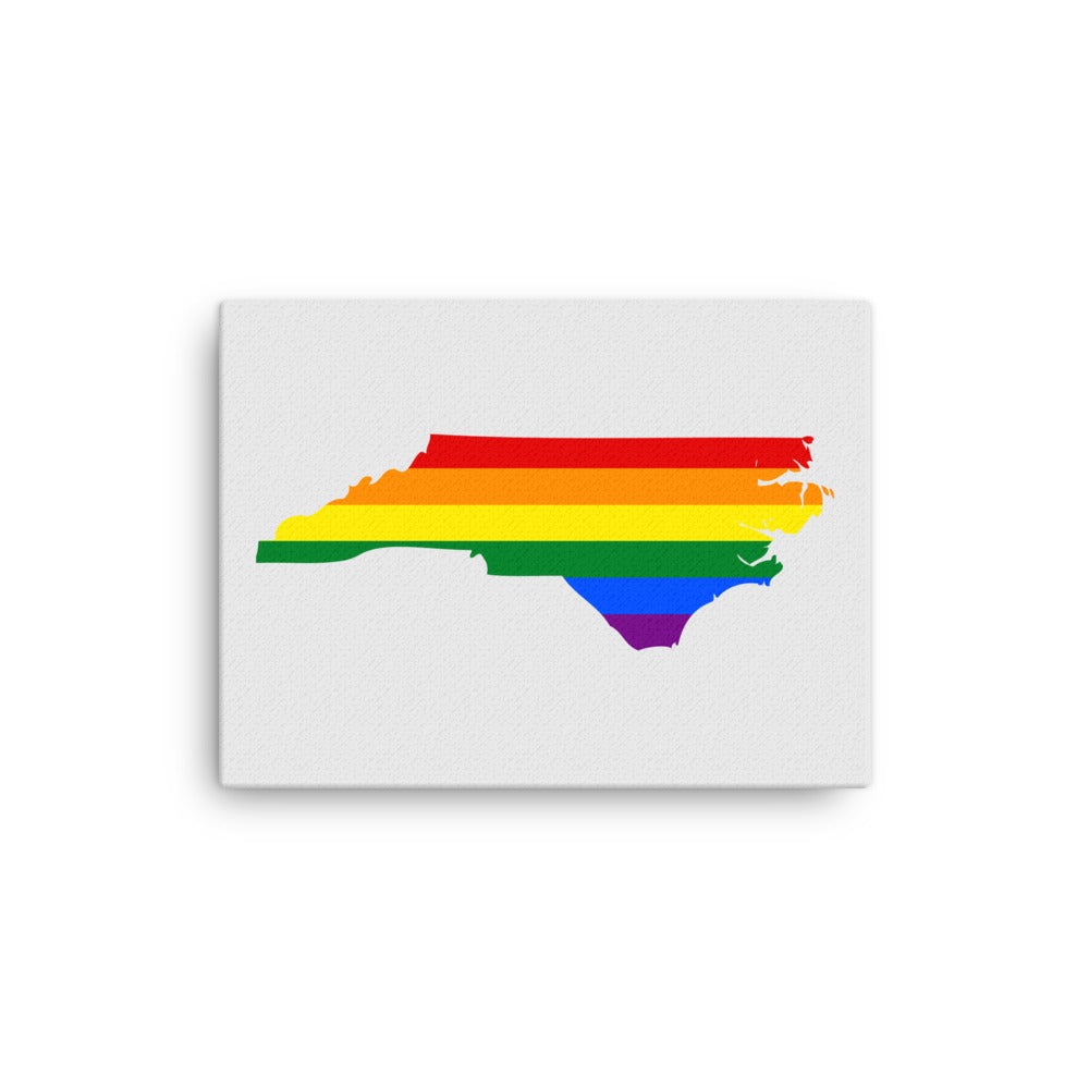 North Carolina LGBTQ Pride Canvas Wall Art 12″×16″ Pride North Carolina thin-canvas-_in_-12x16-front-6424d485620f3